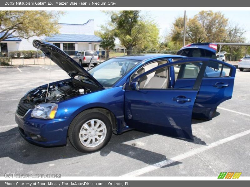Maizen Blue Pearl / Medium Gray 2009 Mitsubishi Galant ES
