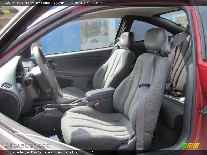 Cayenne Red Metallic / Graphite 2001 Chevrolet Cavalier Coupe