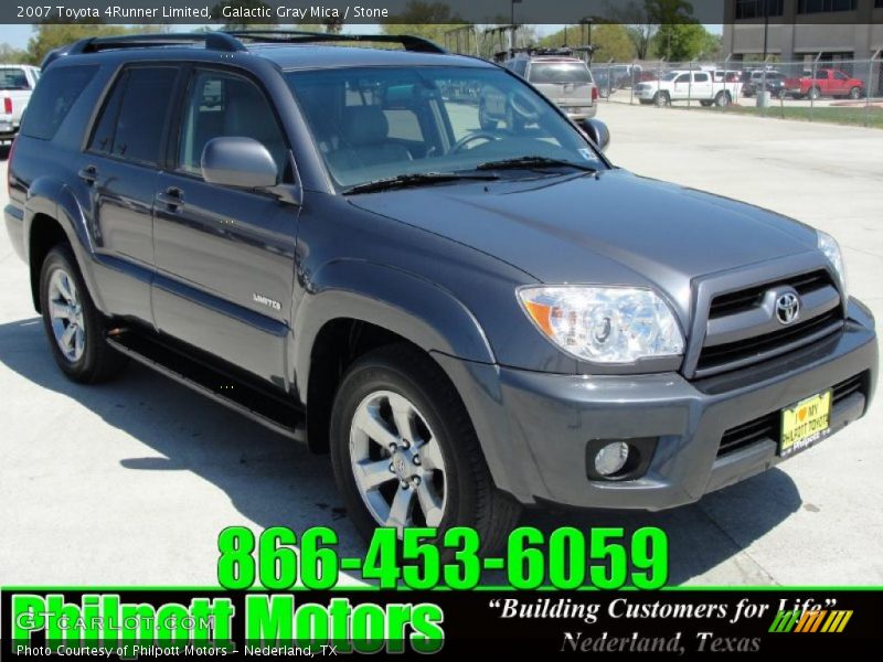 Galactic Gray Mica / Stone 2007 Toyota 4Runner Limited