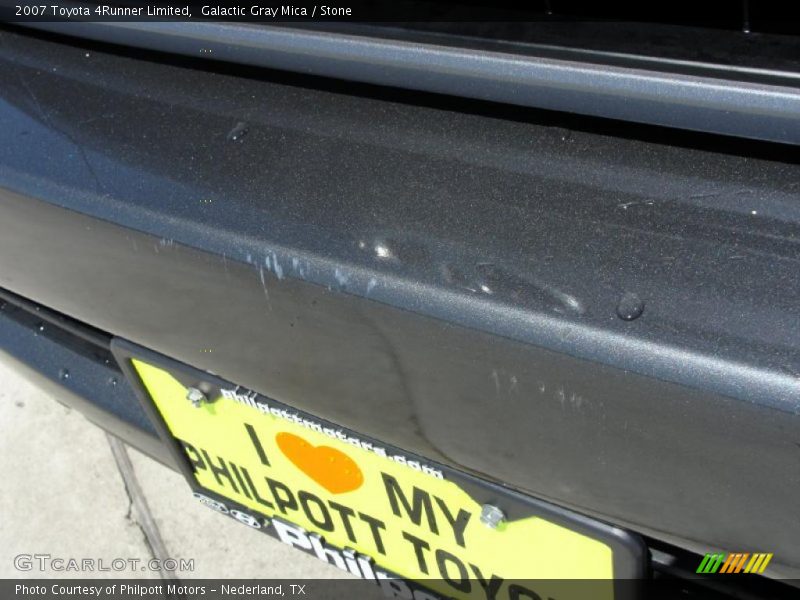 Galactic Gray Mica / Stone 2007 Toyota 4Runner Limited