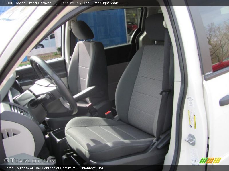 Stone White / Dark Slate/Light Shale 2008 Dodge Grand Caravan SE