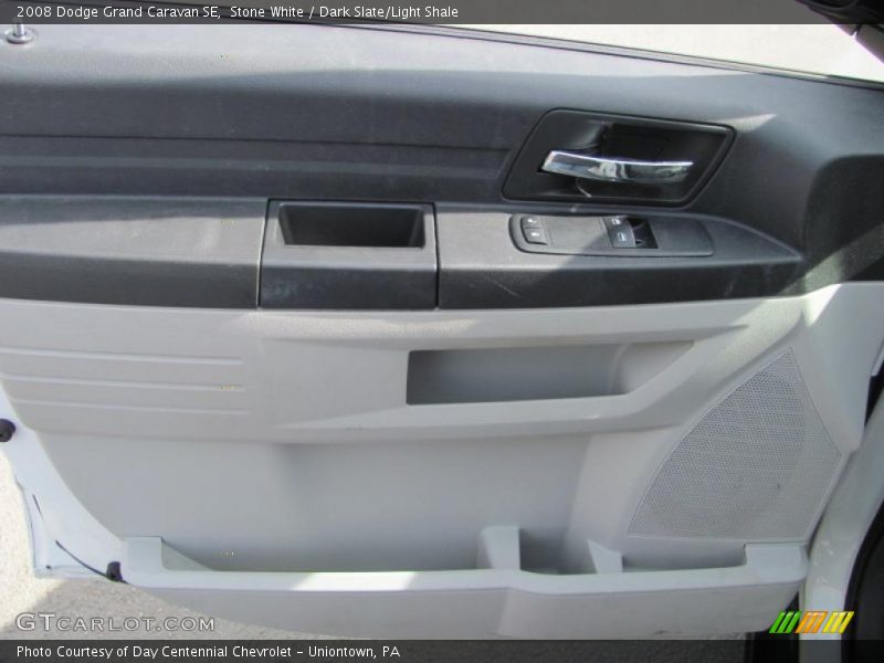 Stone White / Dark Slate/Light Shale 2008 Dodge Grand Caravan SE