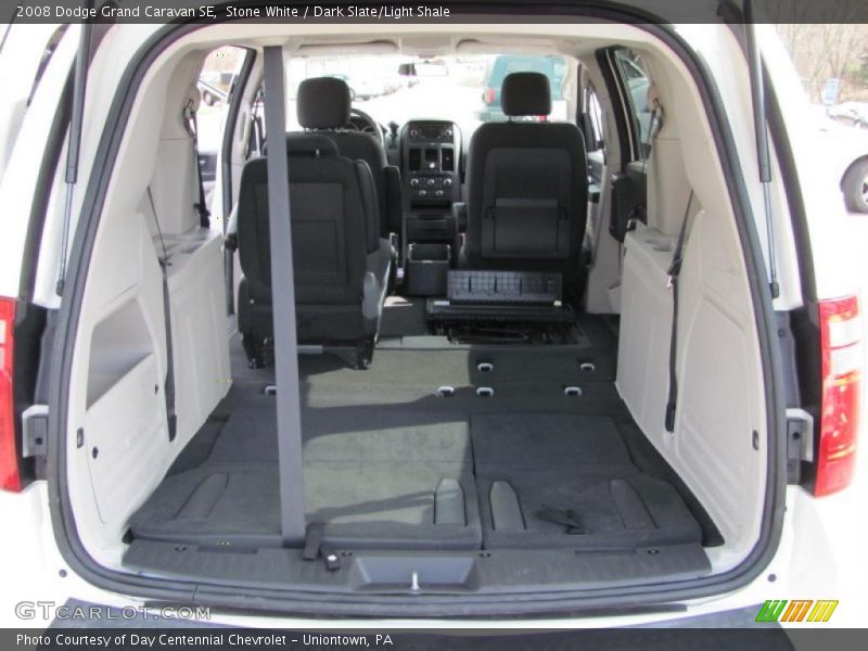 Stone White / Dark Slate/Light Shale 2008 Dodge Grand Caravan SE