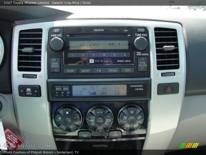 Galactic Gray Mica / Stone 2007 Toyota 4Runner Limited