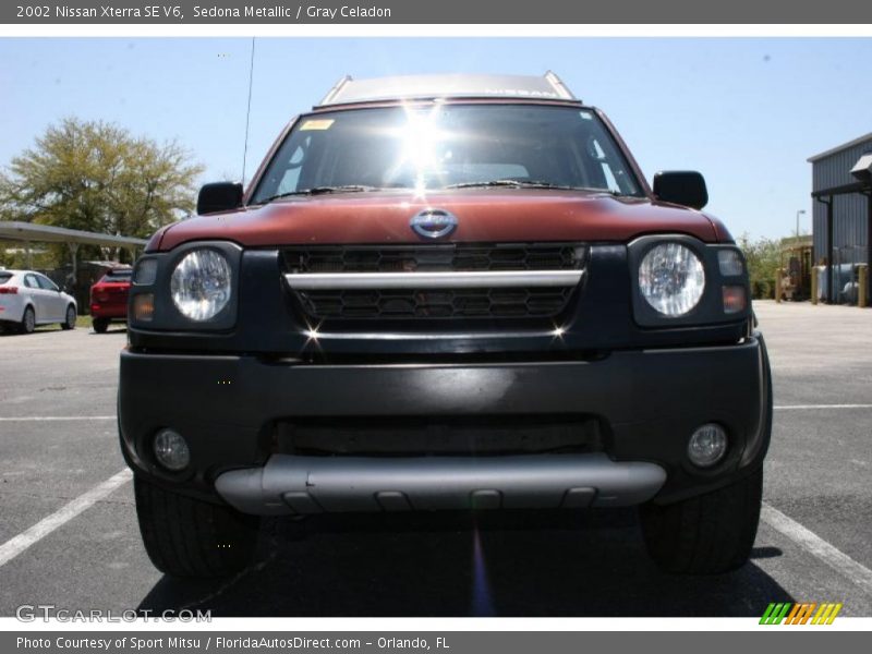 Sedona Metallic / Gray Celadon 2002 Nissan Xterra SE V6
