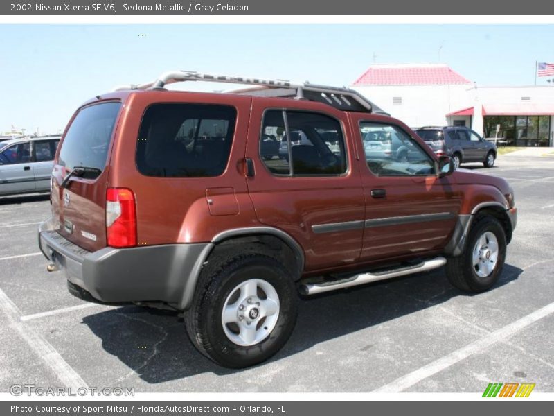 Sedona Metallic / Gray Celadon 2002 Nissan Xterra SE V6