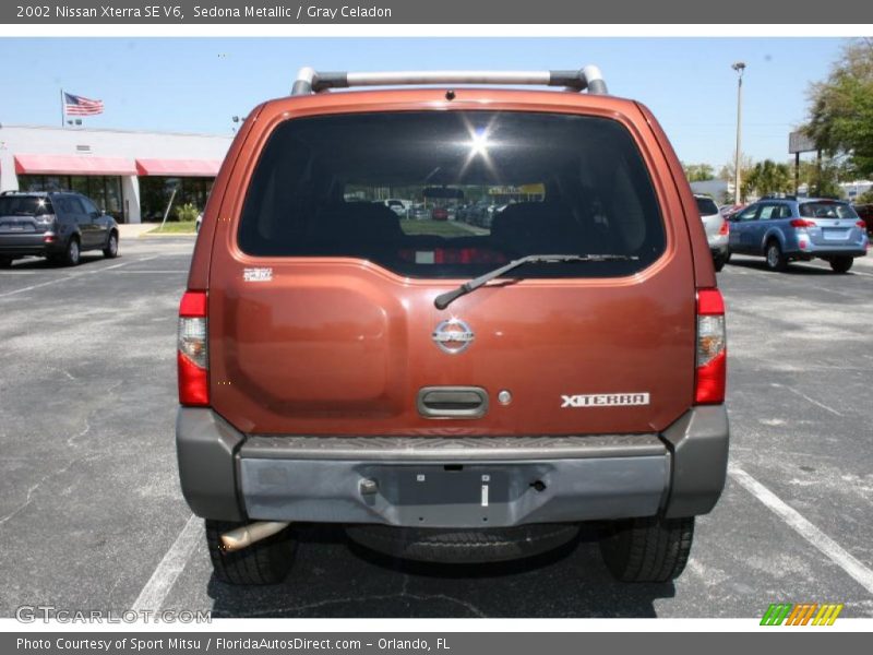 Sedona Metallic / Gray Celadon 2002 Nissan Xterra SE V6