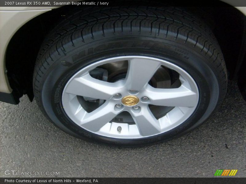 Savannah Beige Metallic / Ivory 2007 Lexus RX 350 AWD