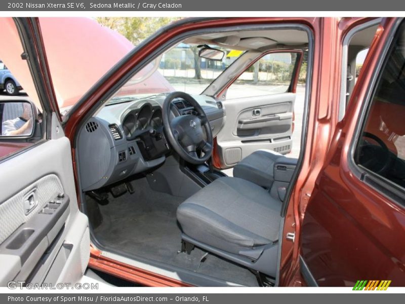 Sedona Metallic / Gray Celadon 2002 Nissan Xterra SE V6