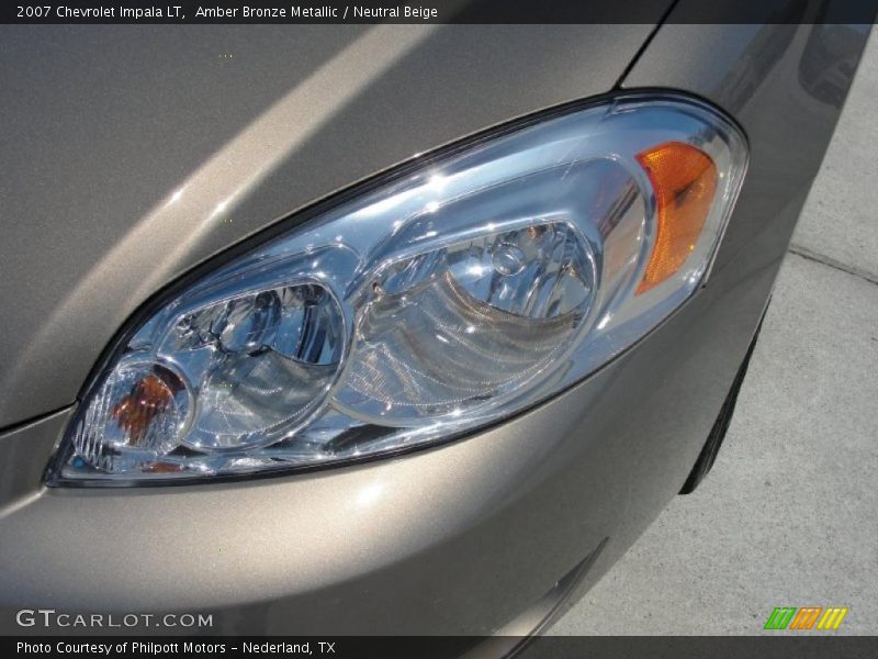 Amber Bronze Metallic / Neutral Beige 2007 Chevrolet Impala LT