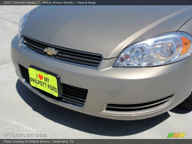 Amber Bronze Metallic / Neutral Beige 2007 Chevrolet Impala LT