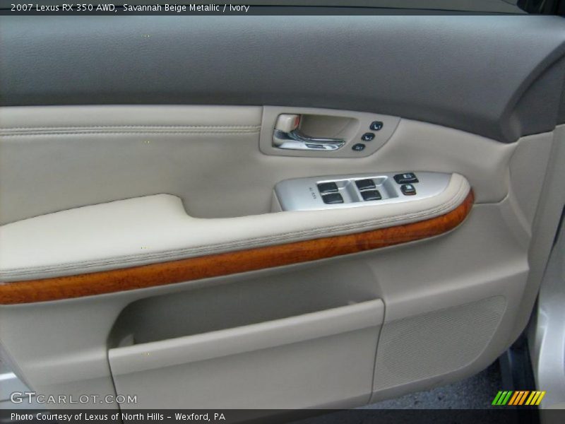 Savannah Beige Metallic / Ivory 2007 Lexus RX 350 AWD