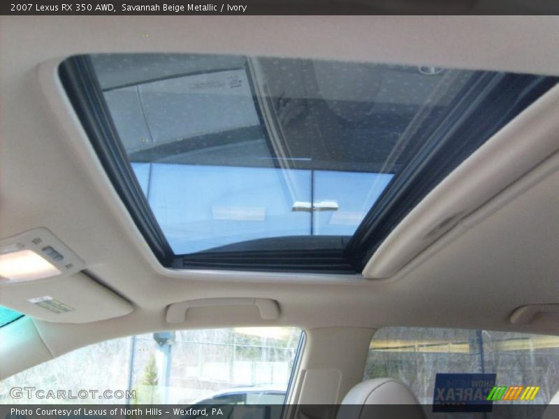 Savannah Beige Metallic / Ivory 2007 Lexus RX 350 AWD