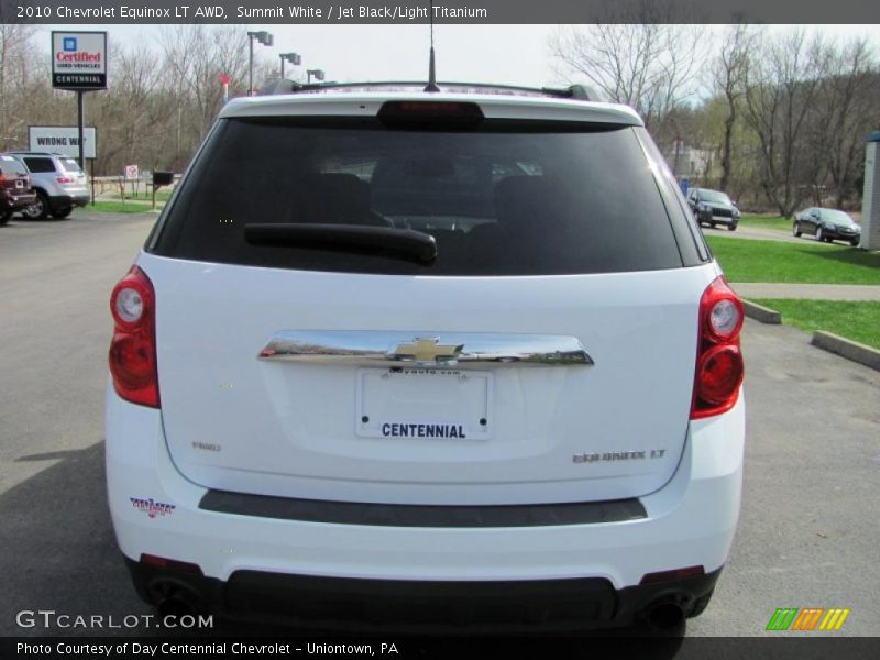 Summit White / Jet Black/Light Titanium 2010 Chevrolet Equinox LT AWD