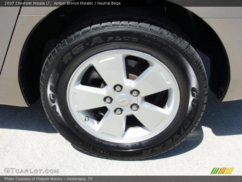 Amber Bronze Metallic / Neutral Beige 2007 Chevrolet Impala LT