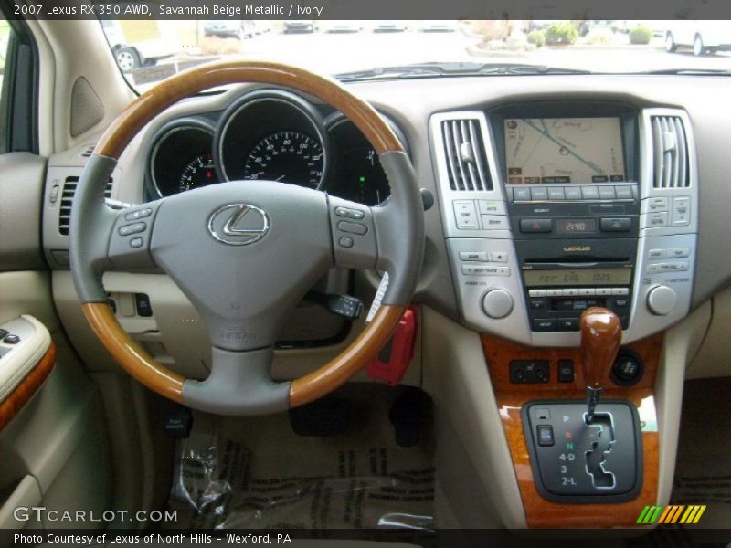 Savannah Beige Metallic / Ivory 2007 Lexus RX 350 AWD