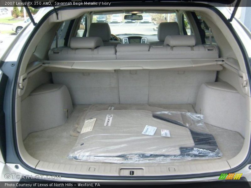 Savannah Beige Metallic / Ivory 2007 Lexus RX 350 AWD