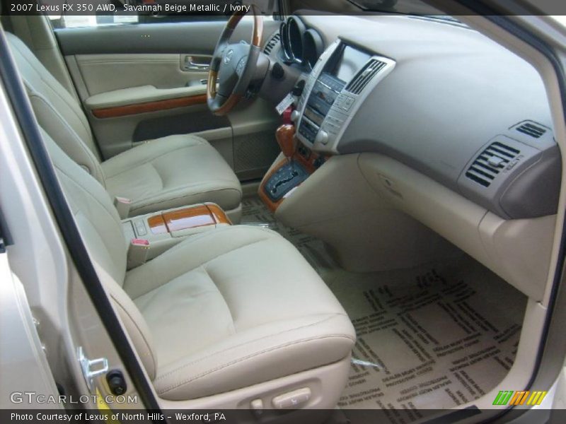 Savannah Beige Metallic / Ivory 2007 Lexus RX 350 AWD