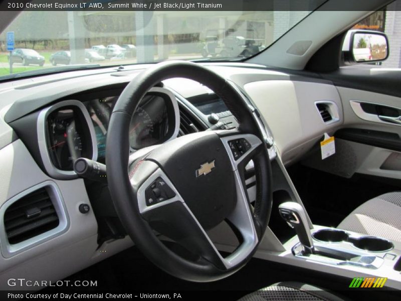 Summit White / Jet Black/Light Titanium 2010 Chevrolet Equinox LT AWD