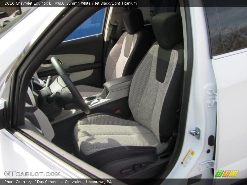 Summit White / Jet Black/Light Titanium 2010 Chevrolet Equinox LT AWD