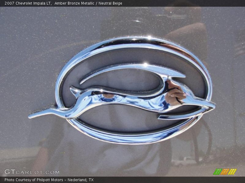 Amber Bronze Metallic / Neutral Beige 2007 Chevrolet Impala LT