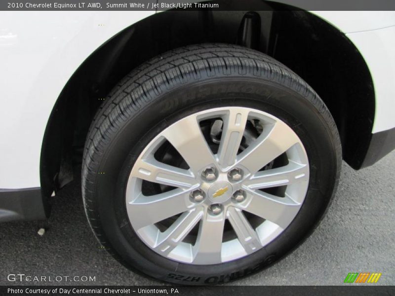 Summit White / Jet Black/Light Titanium 2010 Chevrolet Equinox LT AWD