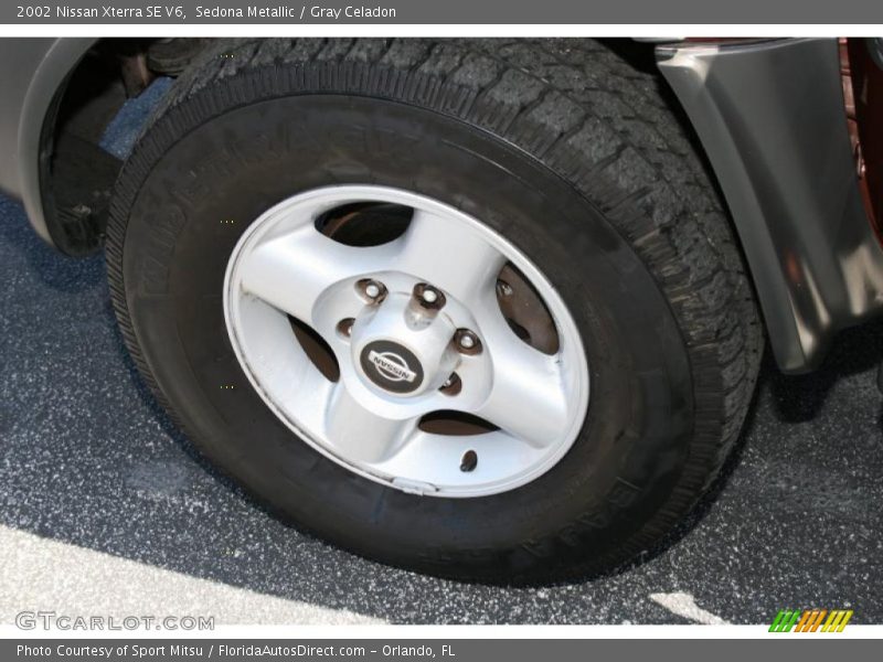 Sedona Metallic / Gray Celadon 2002 Nissan Xterra SE V6