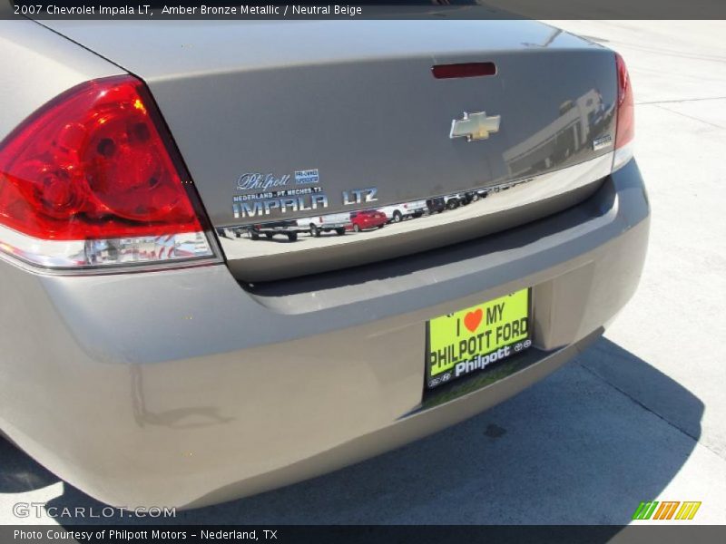 Amber Bronze Metallic / Neutral Beige 2007 Chevrolet Impala LT