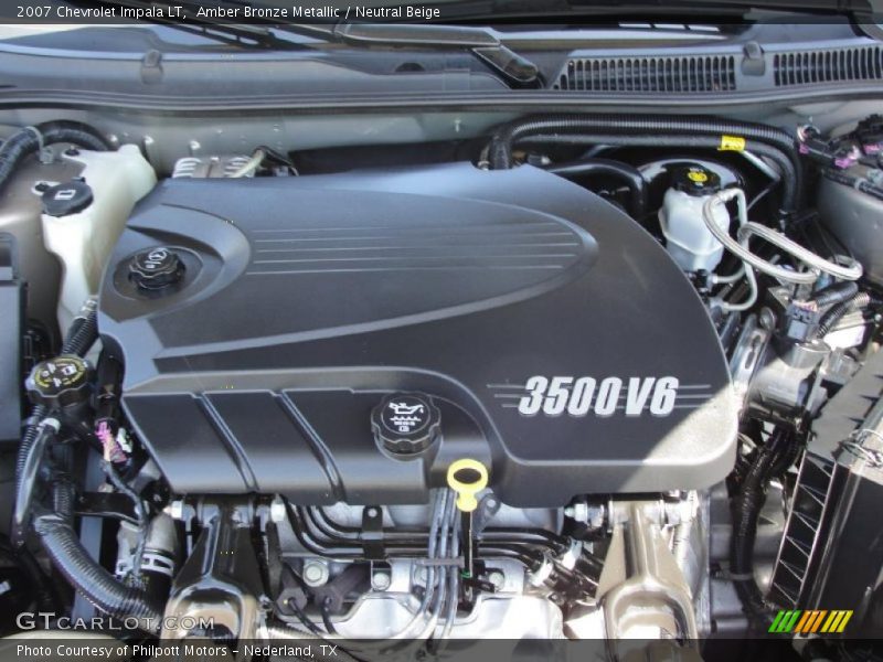 Amber Bronze Metallic / Neutral Beige 2007 Chevrolet Impala LT