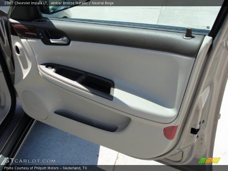 Amber Bronze Metallic / Neutral Beige 2007 Chevrolet Impala LT