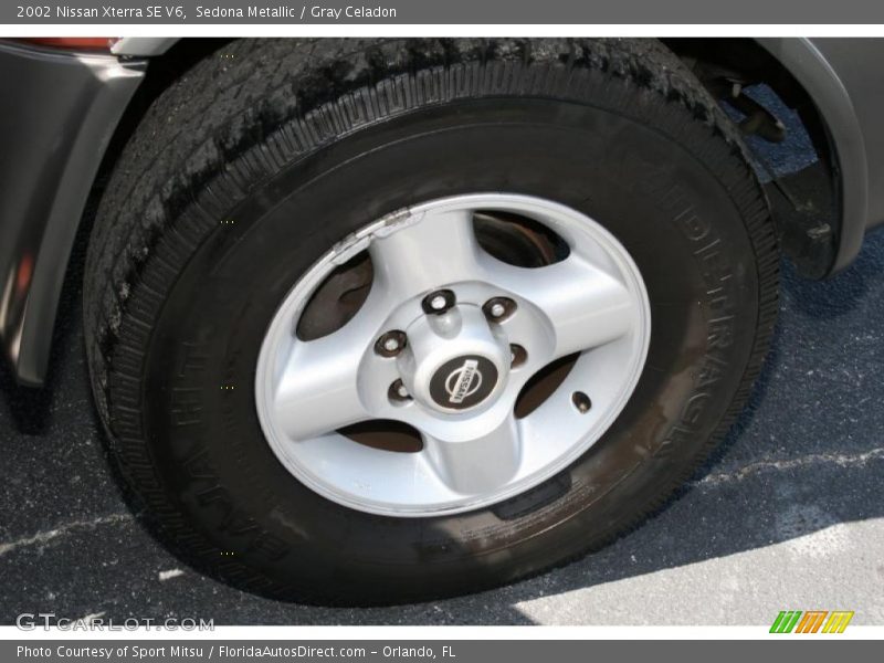 Sedona Metallic / Gray Celadon 2002 Nissan Xterra SE V6