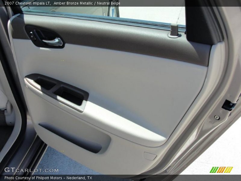 Amber Bronze Metallic / Neutral Beige 2007 Chevrolet Impala LT