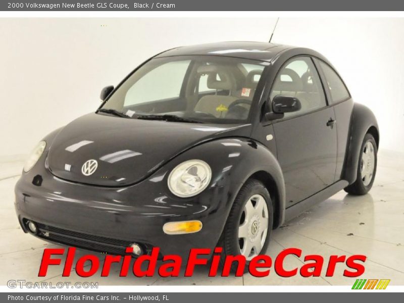 Black / Cream 2000 Volkswagen New Beetle GLS Coupe