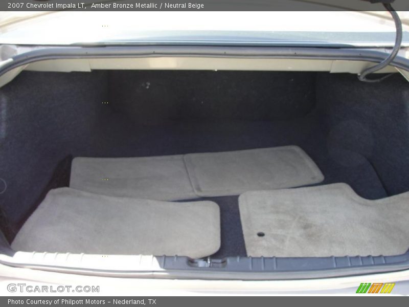 Amber Bronze Metallic / Neutral Beige 2007 Chevrolet Impala LT