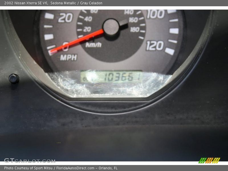 Sedona Metallic / Gray Celadon 2002 Nissan Xterra SE V6