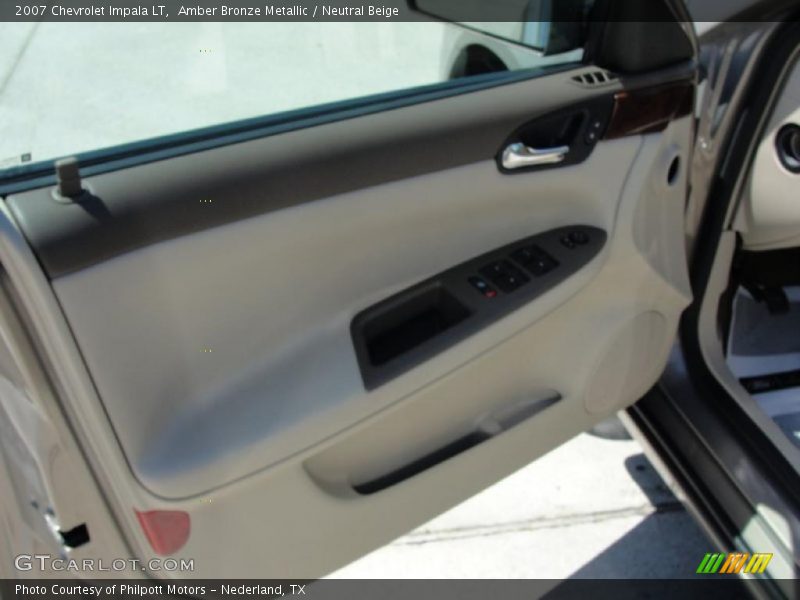 Amber Bronze Metallic / Neutral Beige 2007 Chevrolet Impala LT