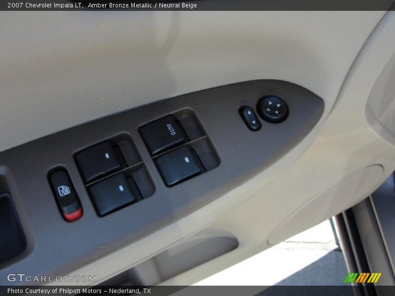 Amber Bronze Metallic / Neutral Beige 2007 Chevrolet Impala LT