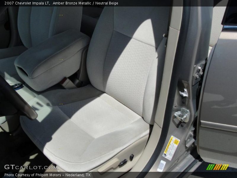 Amber Bronze Metallic / Neutral Beige 2007 Chevrolet Impala LT