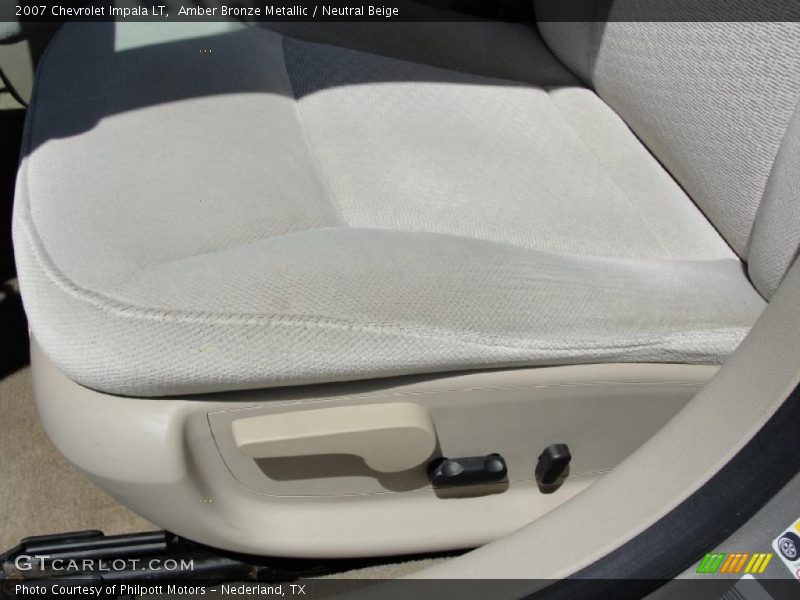Amber Bronze Metallic / Neutral Beige 2007 Chevrolet Impala LT