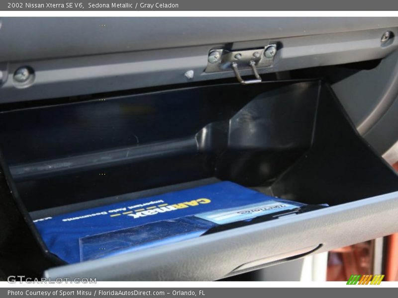 Sedona Metallic / Gray Celadon 2002 Nissan Xterra SE V6