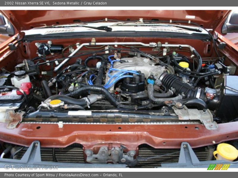 Sedona Metallic / Gray Celadon 2002 Nissan Xterra SE V6