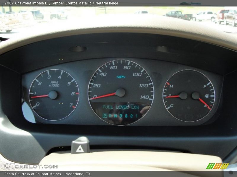 Amber Bronze Metallic / Neutral Beige 2007 Chevrolet Impala LT