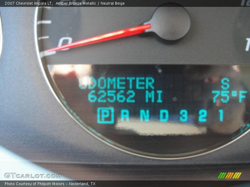 Amber Bronze Metallic / Neutral Beige 2007 Chevrolet Impala LT