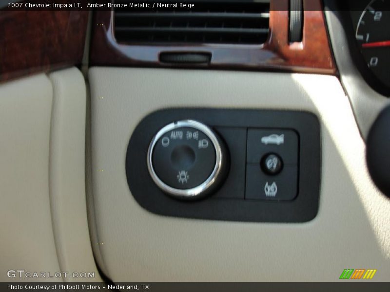 Amber Bronze Metallic / Neutral Beige 2007 Chevrolet Impala LT