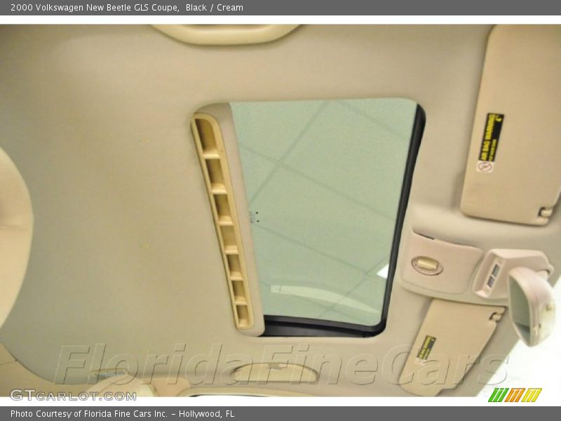 Black / Cream 2000 Volkswagen New Beetle GLS Coupe