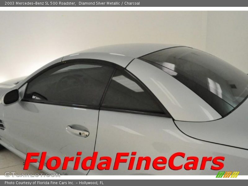Diamond Silver Metallic / Charcoal 2003 Mercedes-Benz SL 500 Roadster