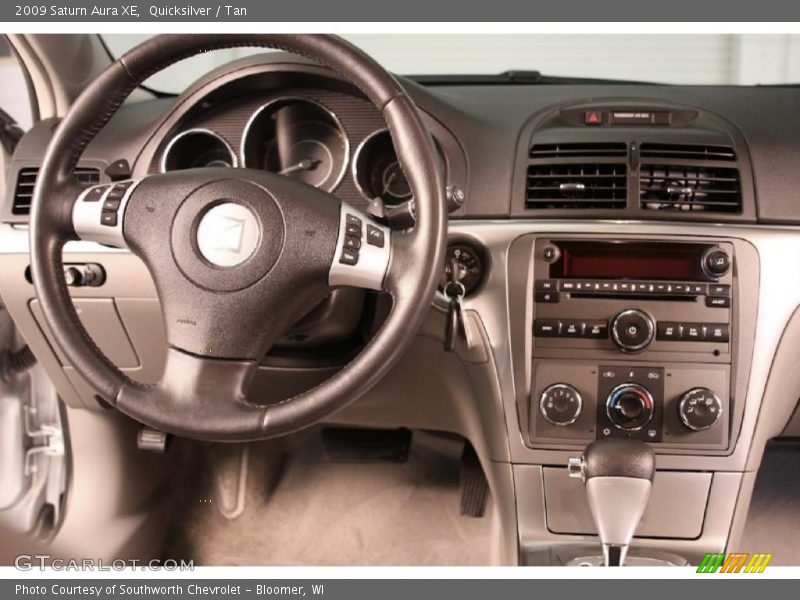 Quicksilver / Tan 2009 Saturn Aura XE