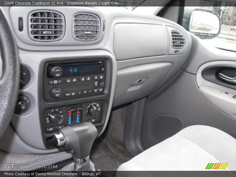 Graystone Metallic / Light Gray 2008 Chevrolet TrailBlazer LS 4x4