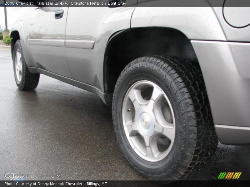 Graystone Metallic / Light Gray 2008 Chevrolet TrailBlazer LS 4x4