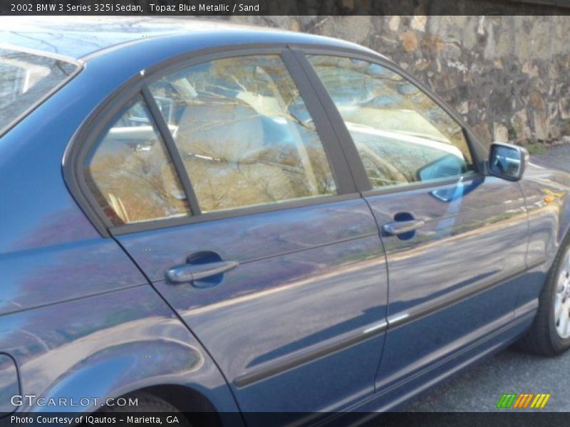 Topaz Blue Metallic / Sand 2002 BMW 3 Series 325i Sedan